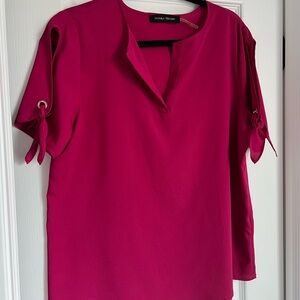 Ivanka Trump Pink Polyester Blouse!